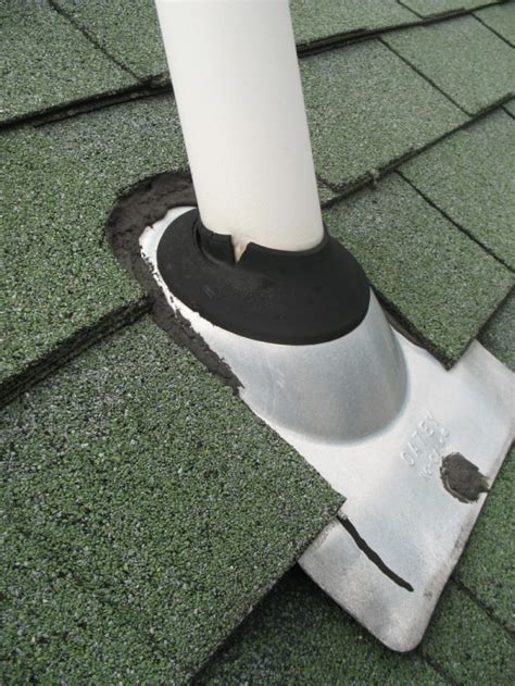 roof vent boot repair|Plumbing Vent Boot Flashing Repair: Method 1